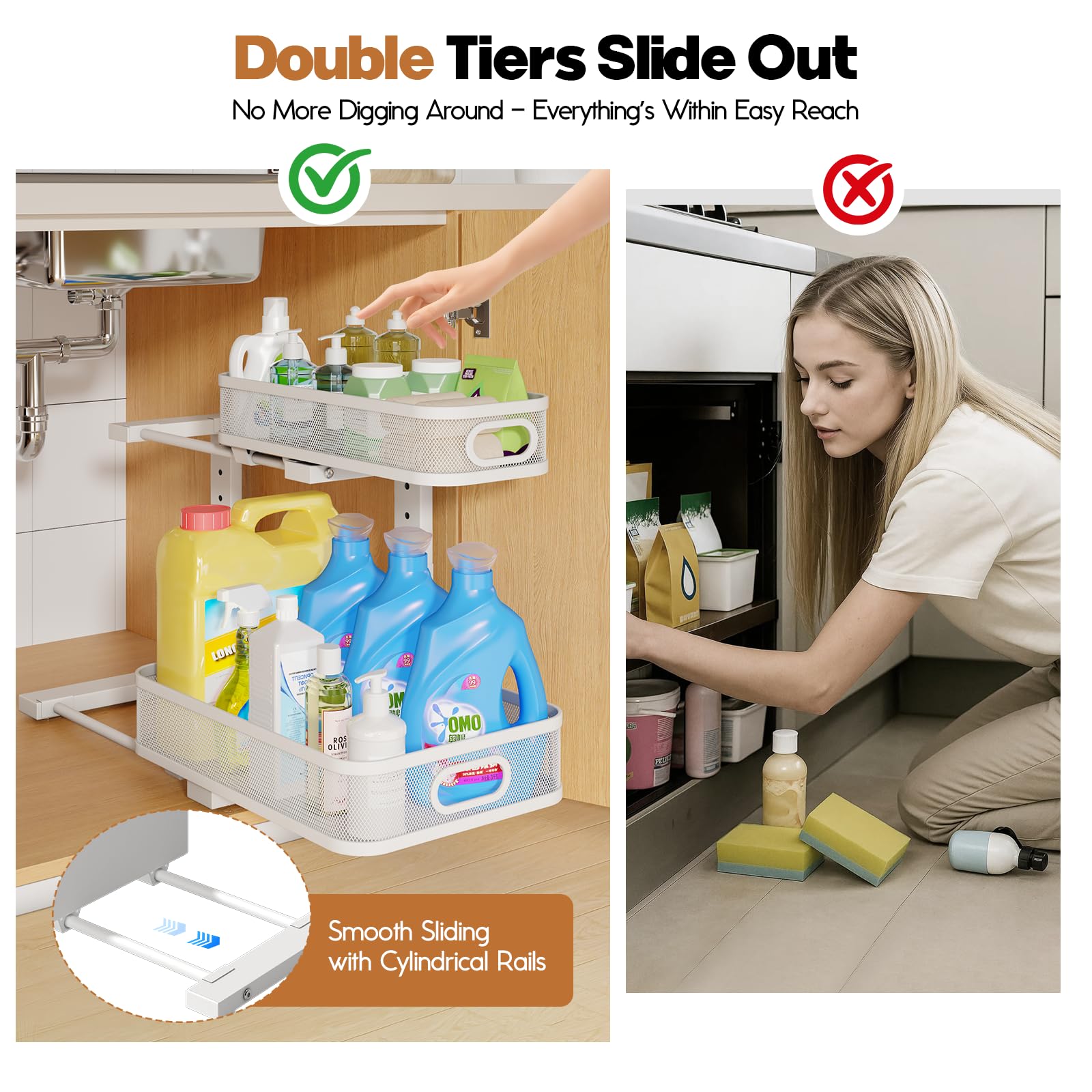 Biboraya mesh-style frame keeps items visible and secure