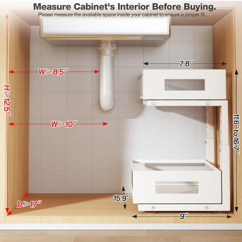 Biboraya metal mesh sliding shelves offer clear visibility and secure storage.