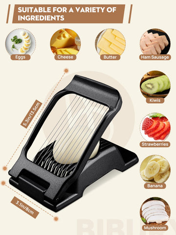BIBURY egg slicer compact design fits neatly in small kitchens