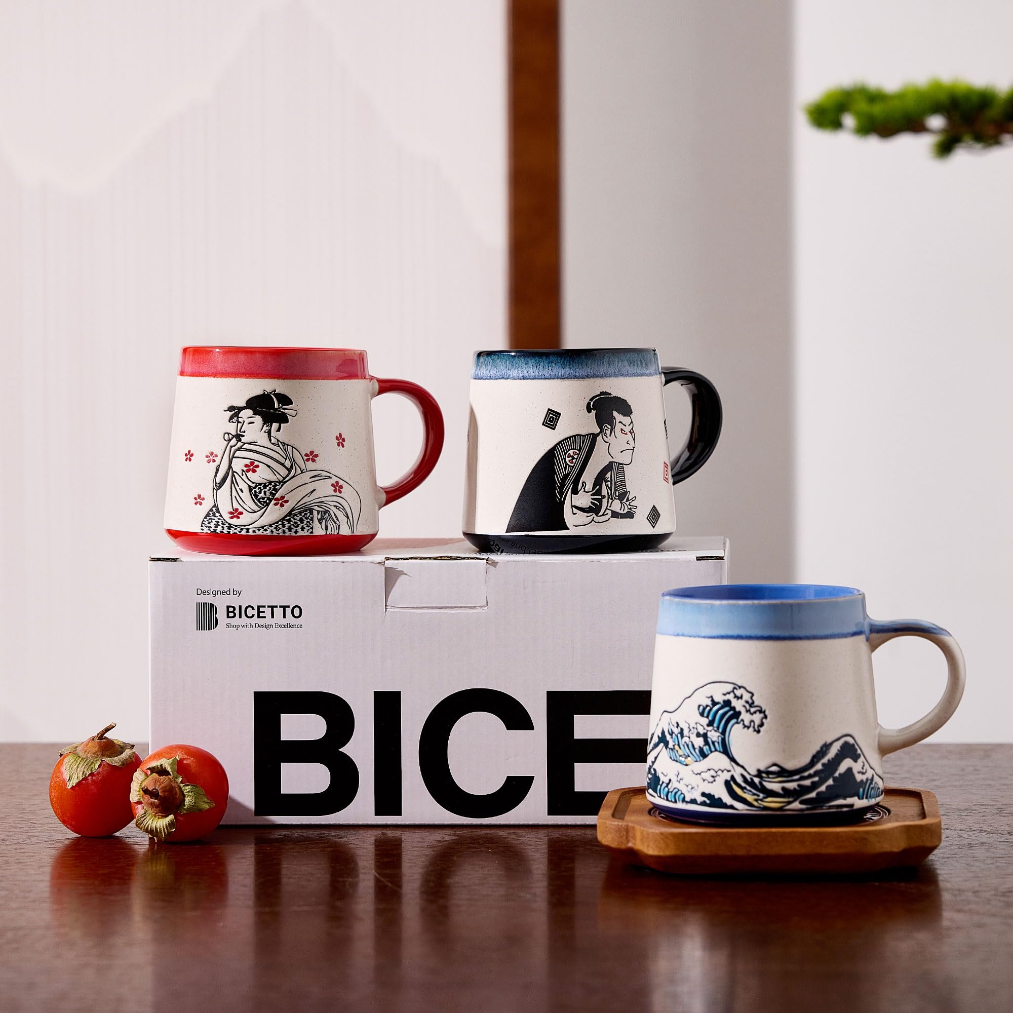 BICETTO Microwave-safe mug for quick reheating