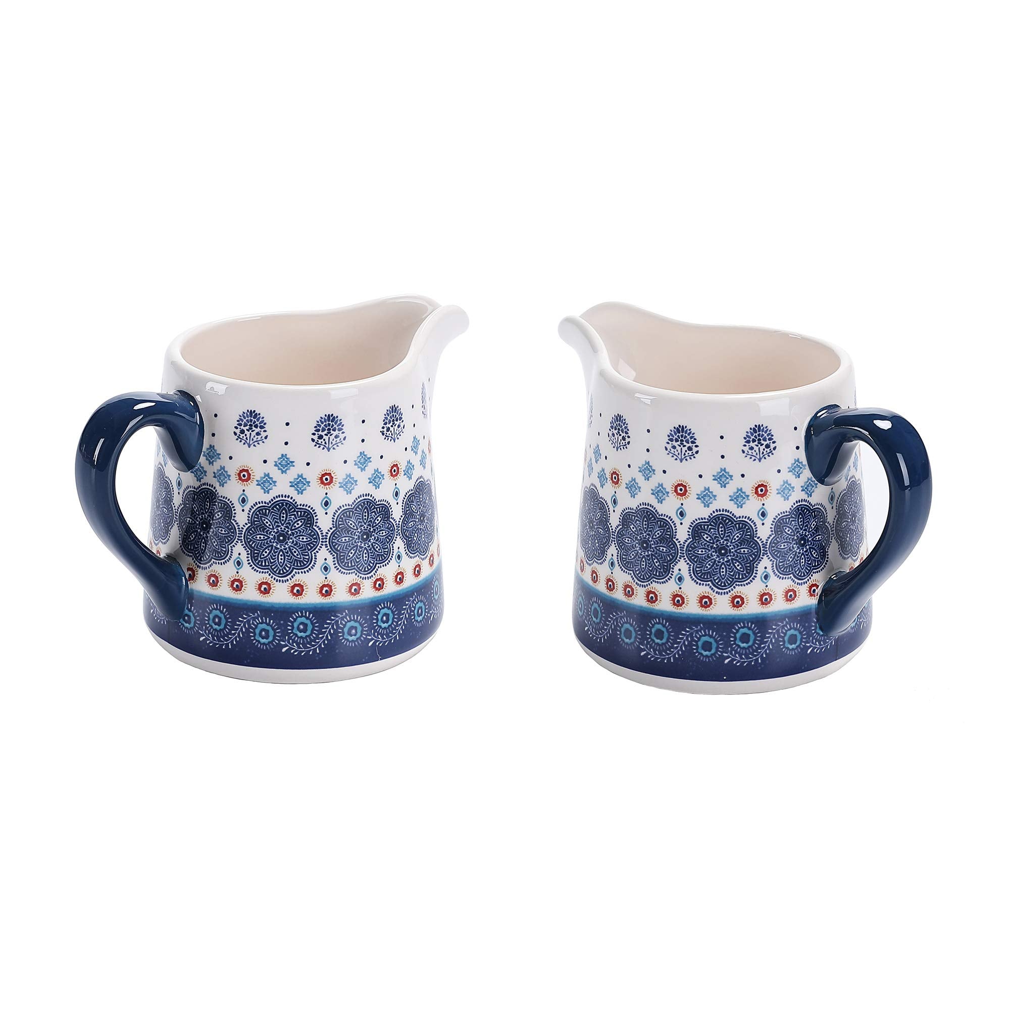 Decorative coffee bar shot with the Bico Talavera set