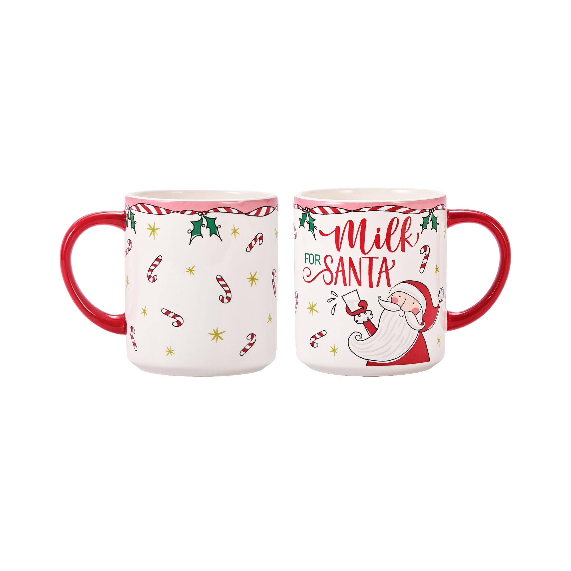 Bico Cartoon Santa stackable plates to save cupboard space.