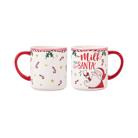 Bico Cartoon Santa stackable plates to save cupboard space.