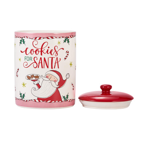 Bico ceramic cookie jar adds colorful, festive charm to your Christmas table