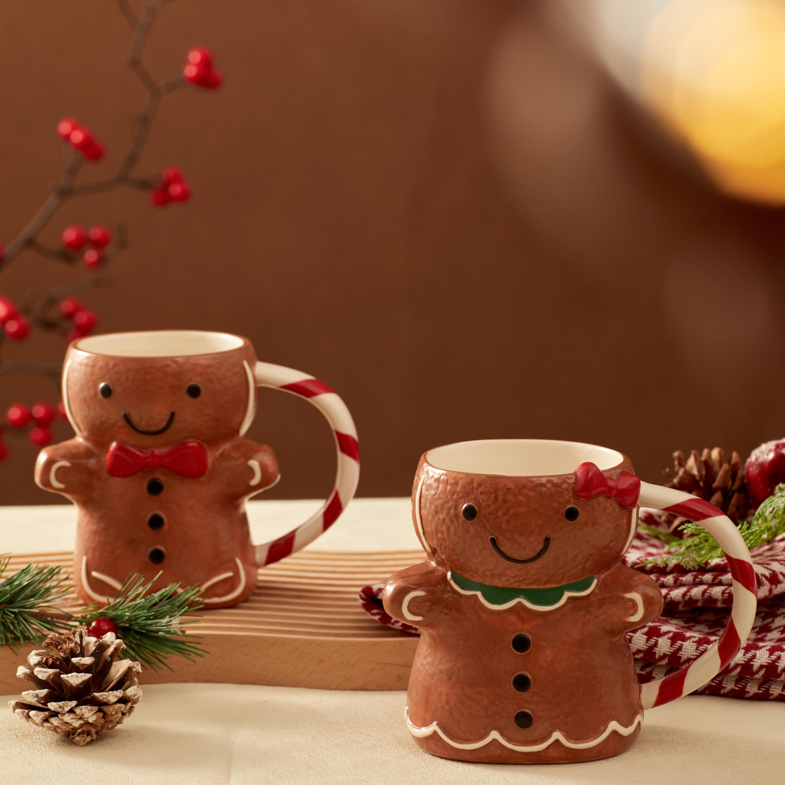 Bico gift-box-ready Gingerbread mug, perfect for holidays or gifting.