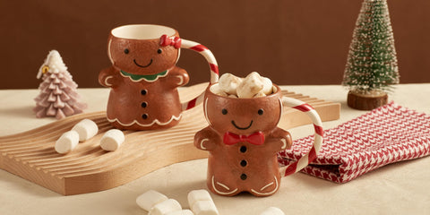 Bico Gingerbread collection mug highlights festive warmth and versatile use.