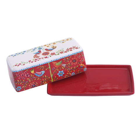 Bico butter dish on a colorful kitchen countertop adds style.