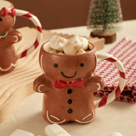 Bico Gingerbread mug is microwave and dishwasher safe for easy care.