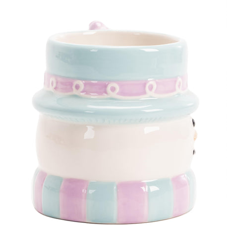 Dishwasher-safe Bico Snowman mug for easy cleaning.