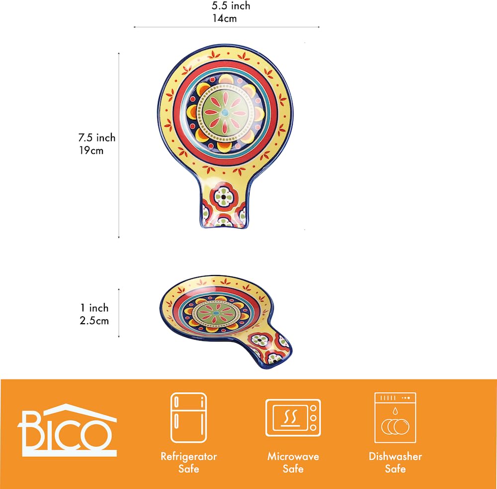 Sleek Bico utensil rest adds modern style to any kitchen.