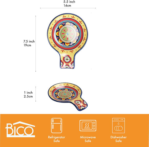 Sleek Bico utensil rest adds modern style to any kitchen.