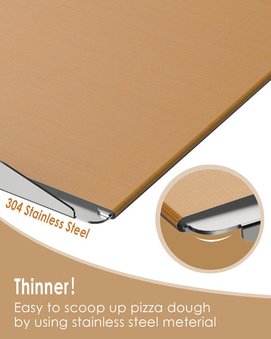 Premium 304 stainless steel on the Biconimi peel resists rust.
