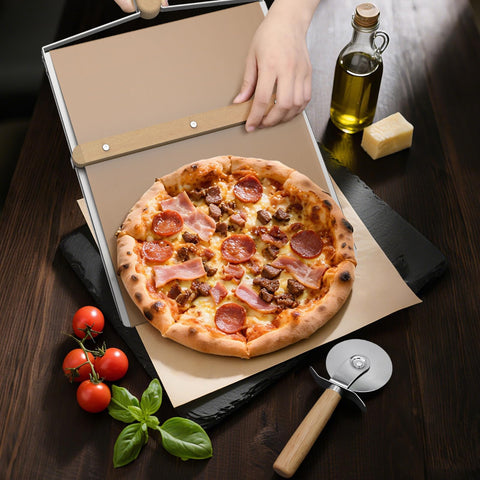 Versatile Biconimi peel suitable for breads, flatbreads, and pastries.