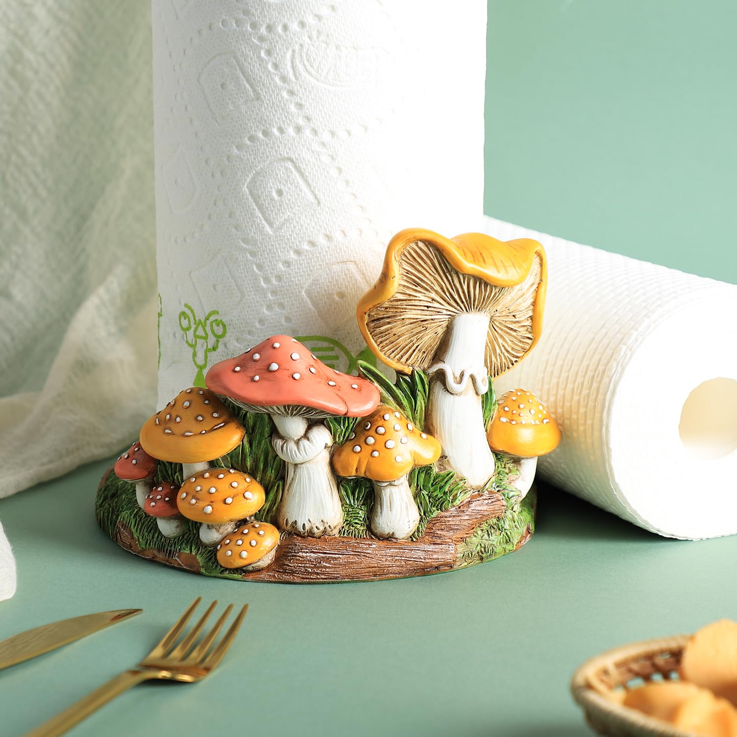 Bicuzat cafe and dessert shop display stand brightens storefront tables with color.