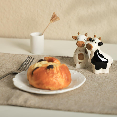 Bicuzat cow shakers brighten dining area as a cute kitchen accessory