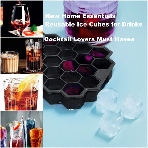 Bidful 37-grid tray fits neatly in compact freezers and organizers.