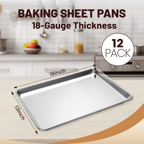 BIEAMA aluminum baking pan offers restaurant-grade durability for busy ovens.