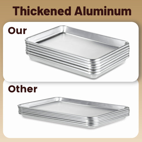BIEAMA oven-safe baking sheet withstands up to 500°F for versatile use