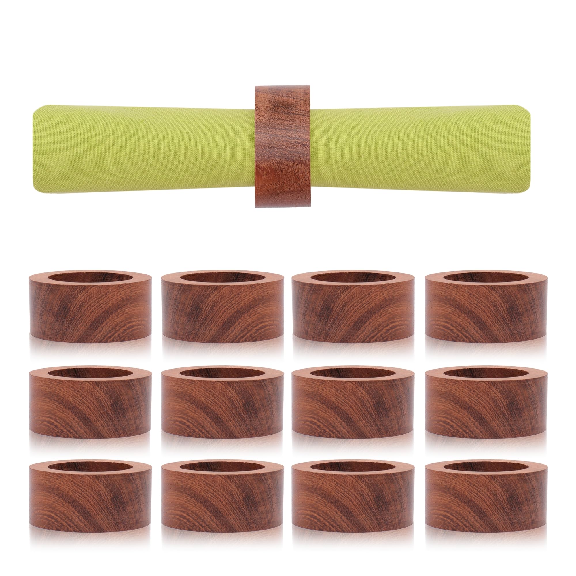 BIFFELY dining table setup featuring napkin rings for formal and casual occasions
