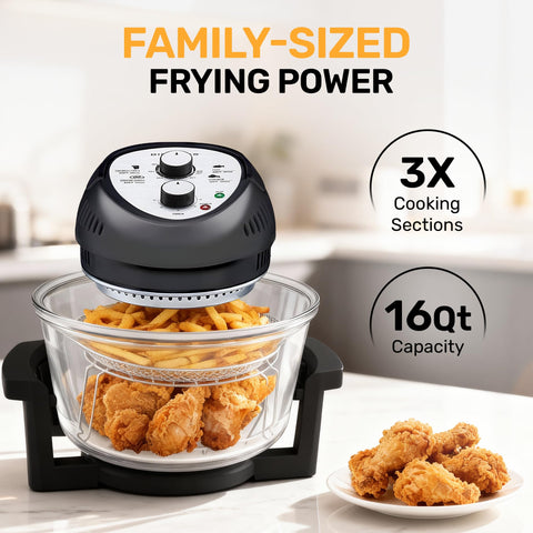 Big Boss stainless steel racks ensure sturdy support and even air circulation.
