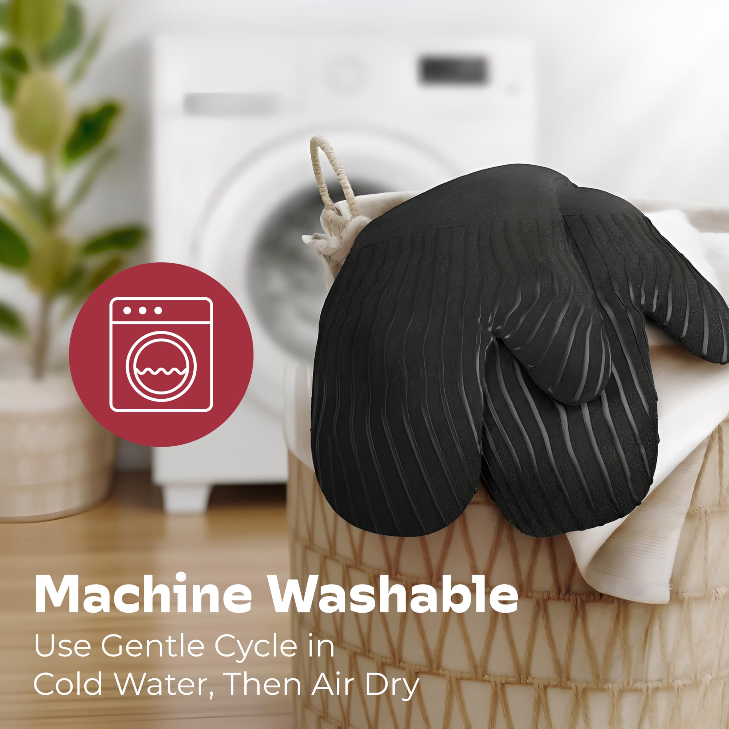 Big Red House mini 10-inch oven mitts fit compact kitchens with full coverage.