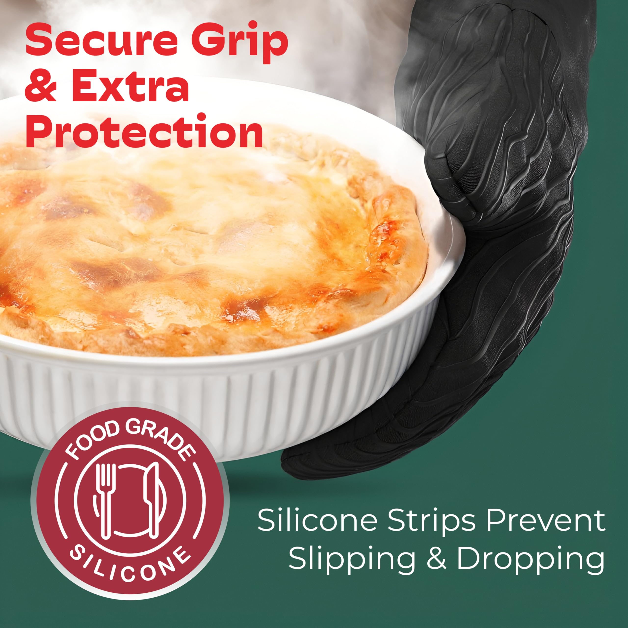 Big Red House soft cotton interior delivers comfortable insulation during cooking.