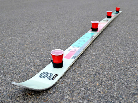 Versatile Big Shots mounts attach securely to surfaces for spontaneous celebrations