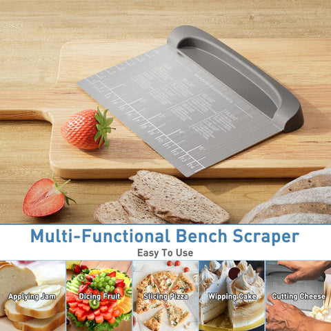 BIGFIT silicone bowl scraper demonstrating heat resistance up to 400°F.