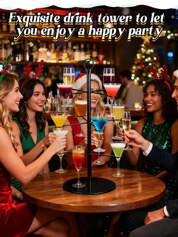 Biggun cocktail tree stand holds 12 glasses ideal for drinks stations