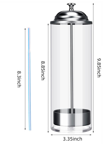 Biginiwa durable glass and stainless steel construction supports repeated daily use.