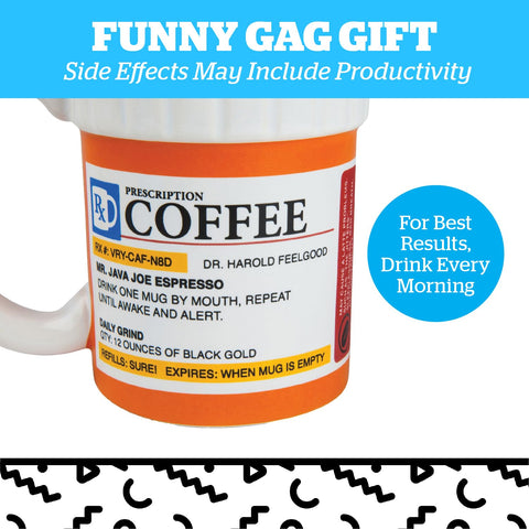 BigMouth Inc dishwasher-safe ceramic mug is easy to clean after busy shifts.