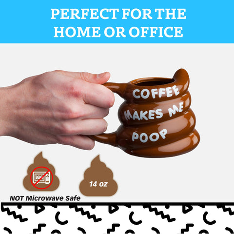 BigMouth Inc funny coffee mug in gift box, ready for an adult gift.