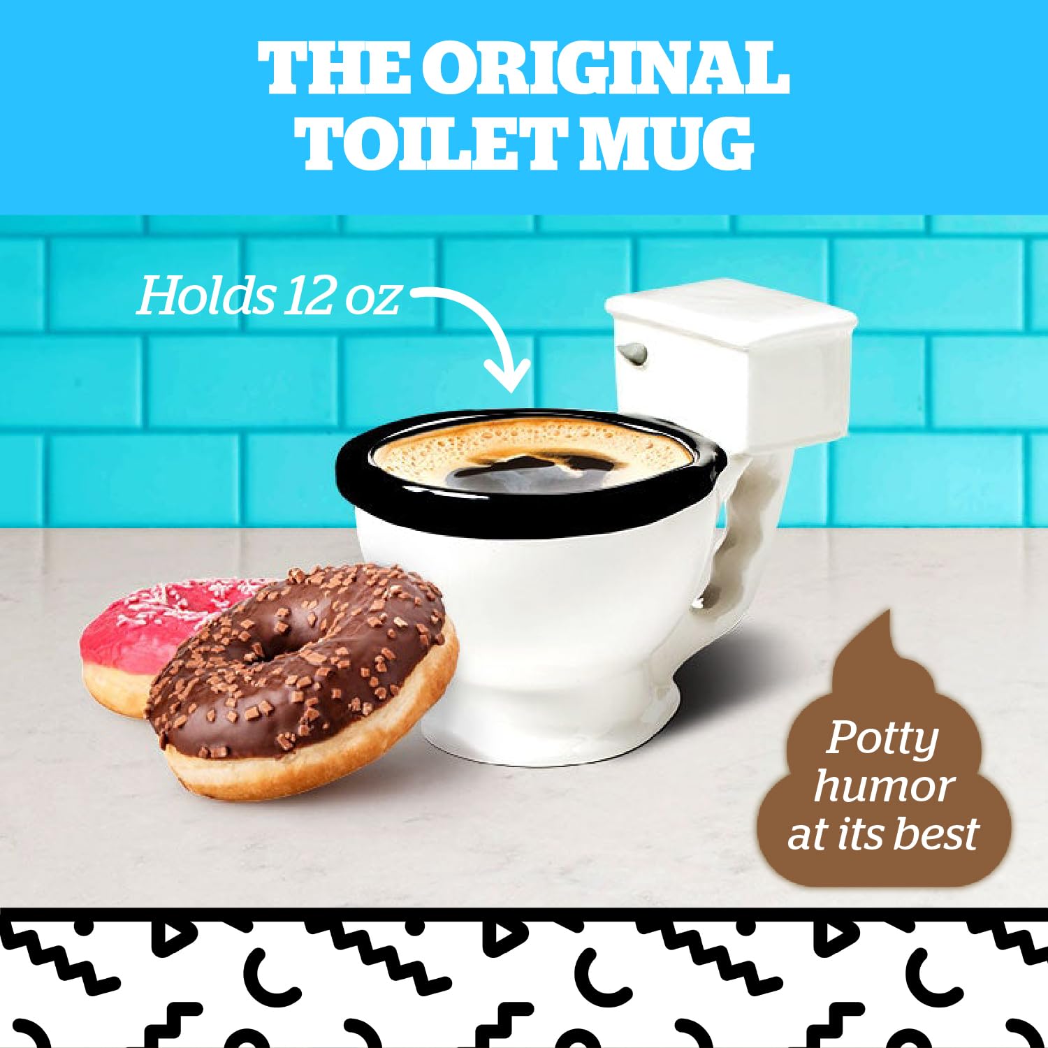 BigMouth Inc funny coffee mug, ideal for gifts and office laughs