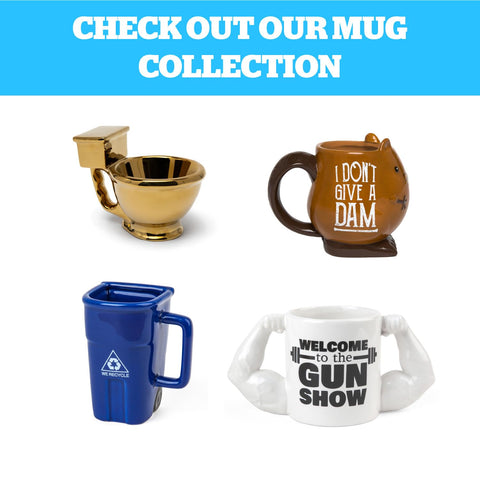 BigMouth Inc Happy Camper mug gift-ready packaging appealing as a fun outdoorsy gift