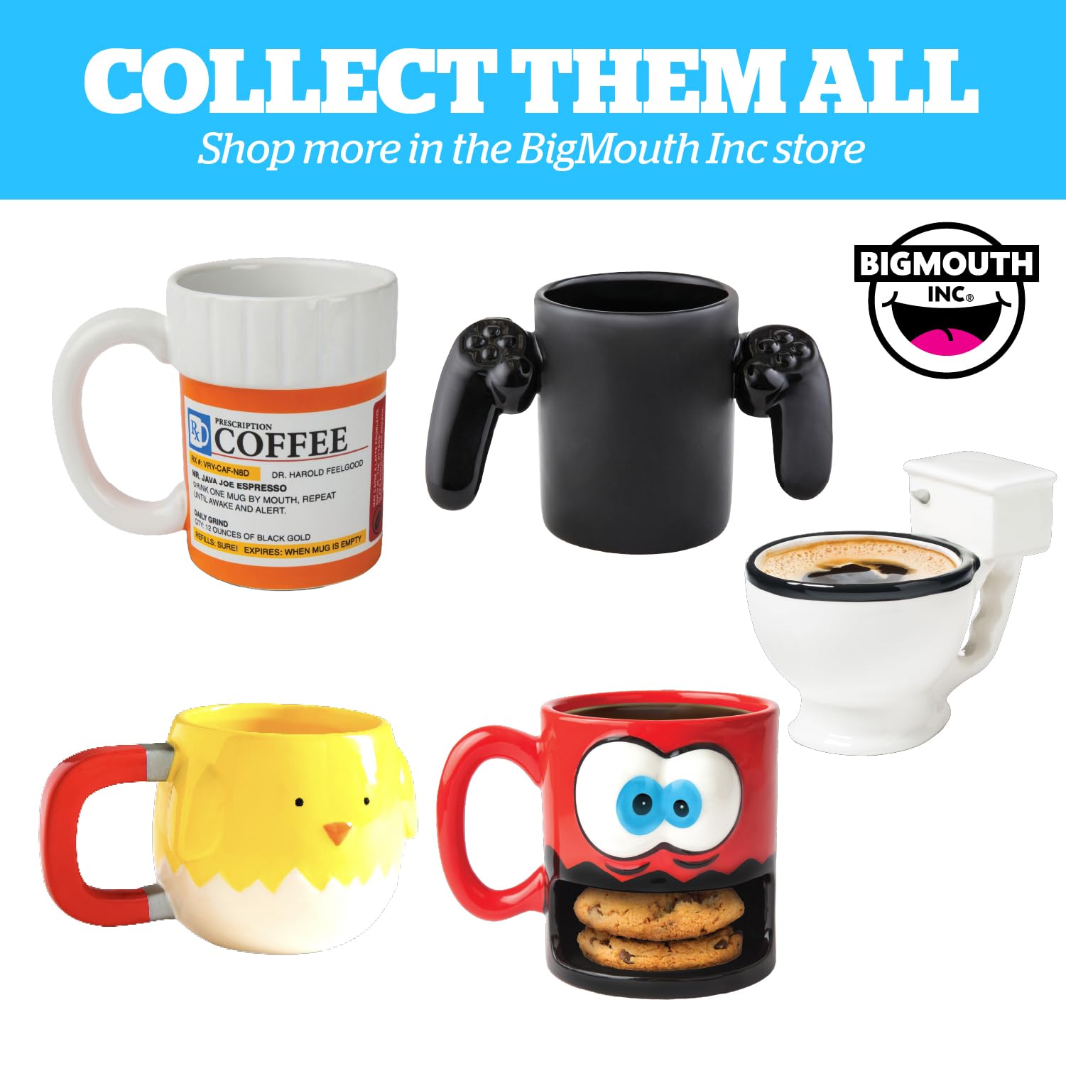 BigMouth Inc novelty mug sparks smiles during morning routine