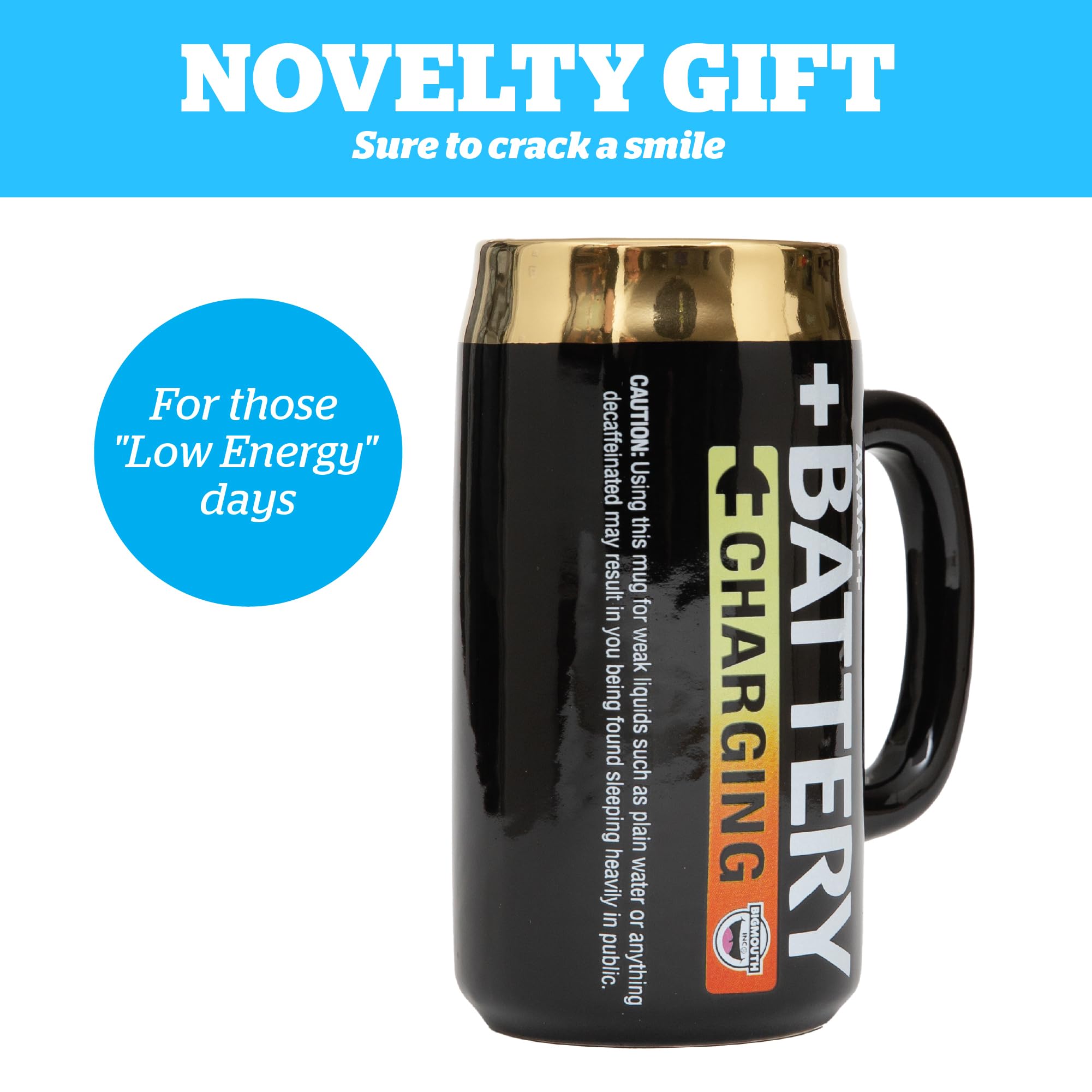BigMouth Inc gag mug is a gift-ready conversation starter for friends and colleagues.