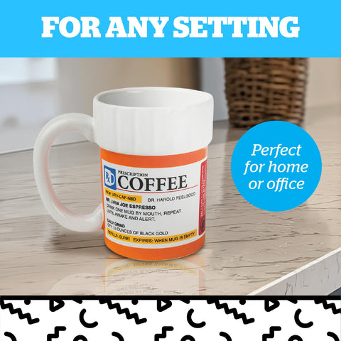 BigMouth Inc office gift mug suits coworkers, pharmacists, and healthcare teams.