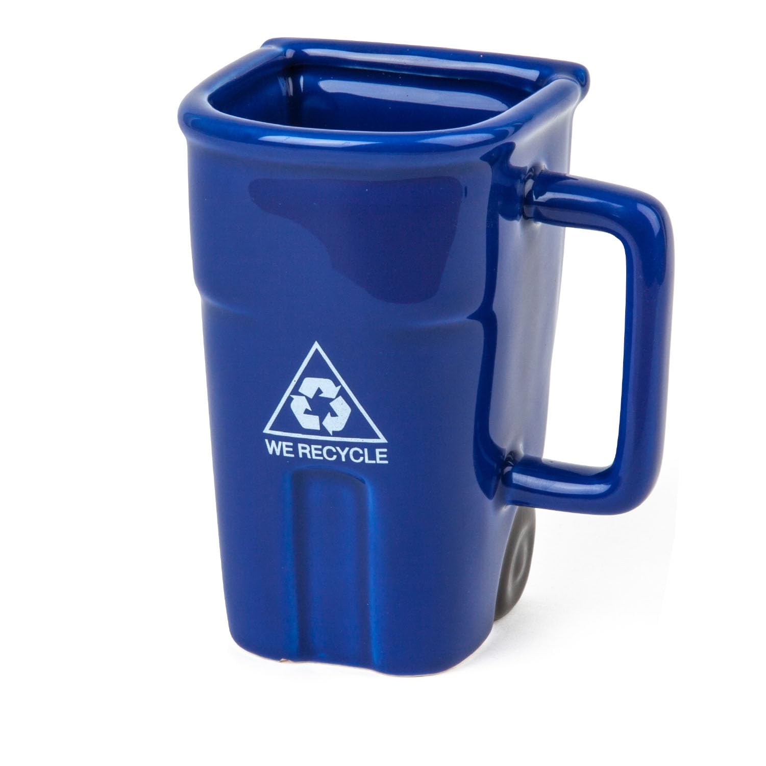 BigMouth Inc Recycle Bin mug on an office desk adds a fun, shareable moment.