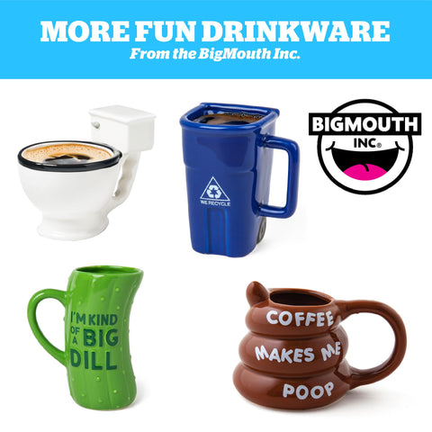 BigMouth Inc white elephant gift mug sparks laughter at parties.