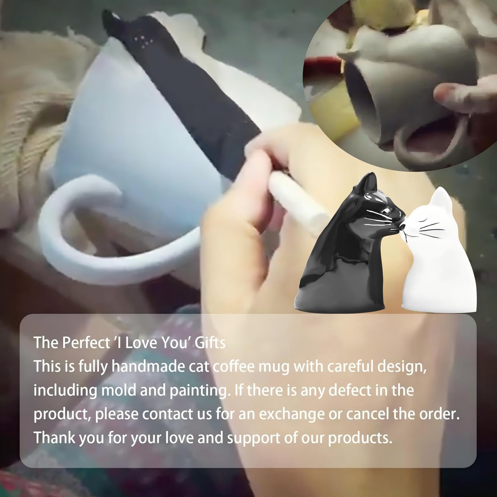 BigNoseDeer microwave-safe ceramic mugs heat drinks quickly for busy mornings.