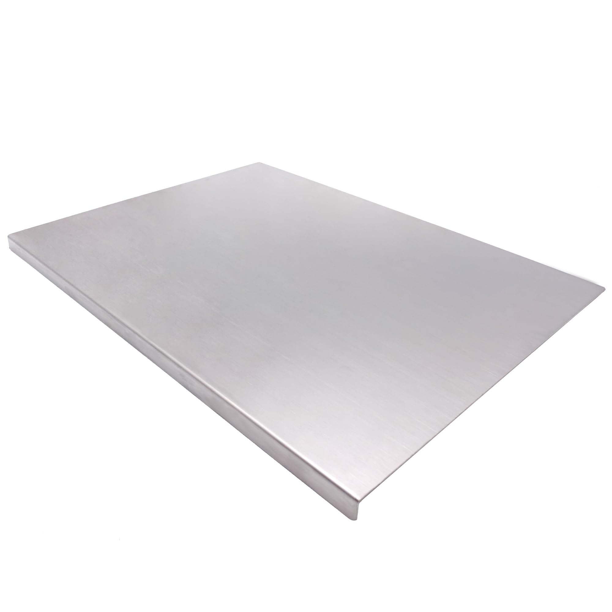 BILLAMB stainless steel cutting board with large surface for meal prep.