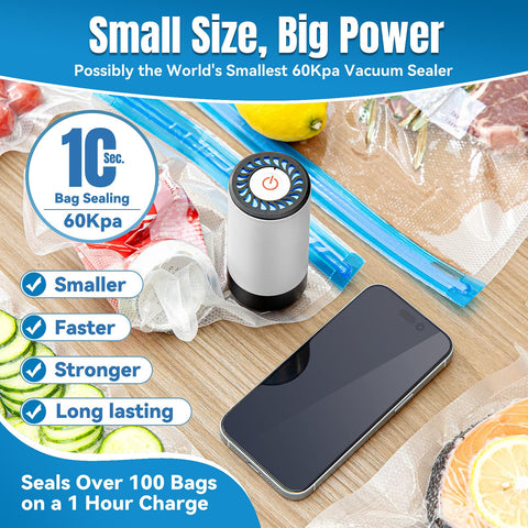 Billty 30 sous vide bags included for ready to seal meals