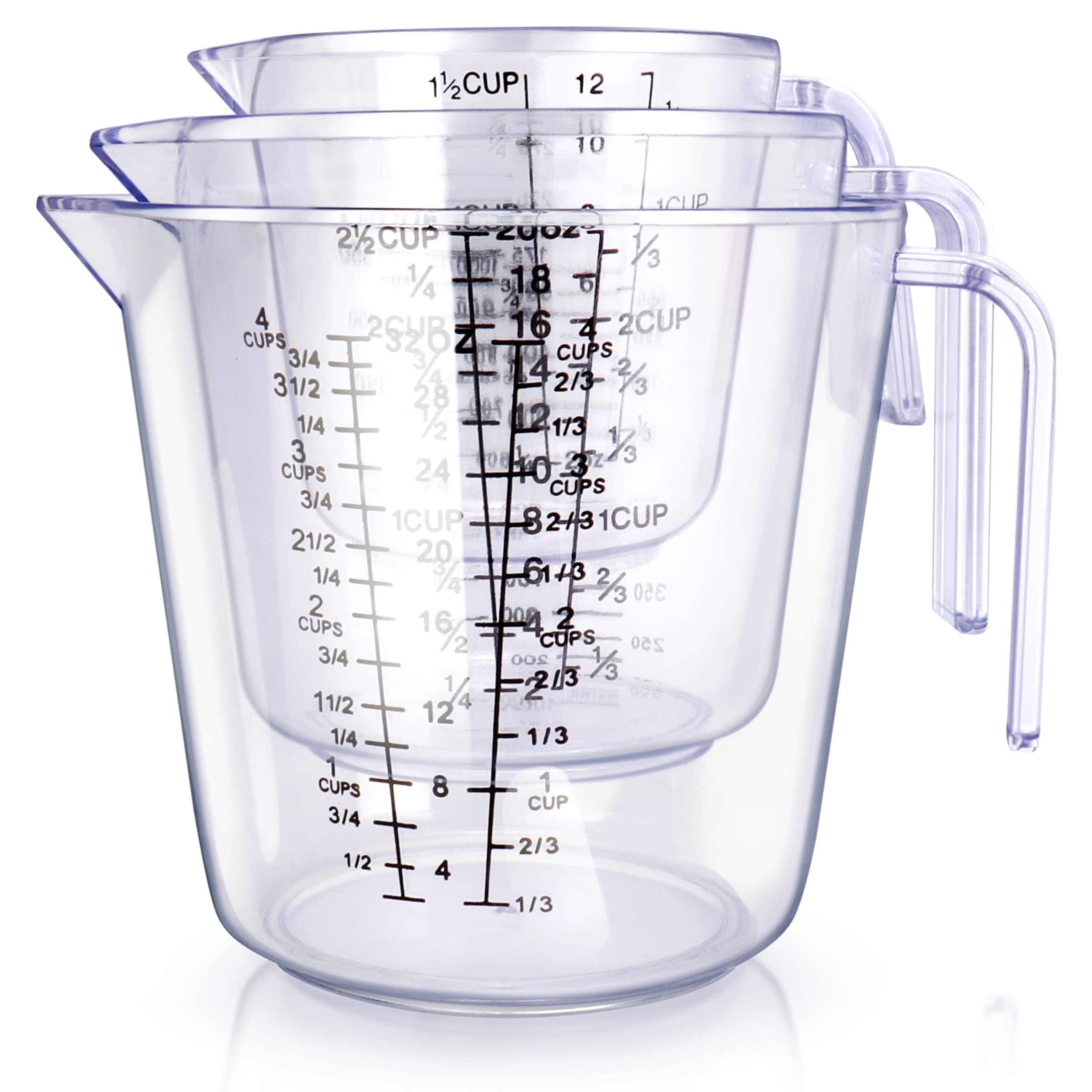 BINGBING measuring cups set in three sizes for precise kitchen prep