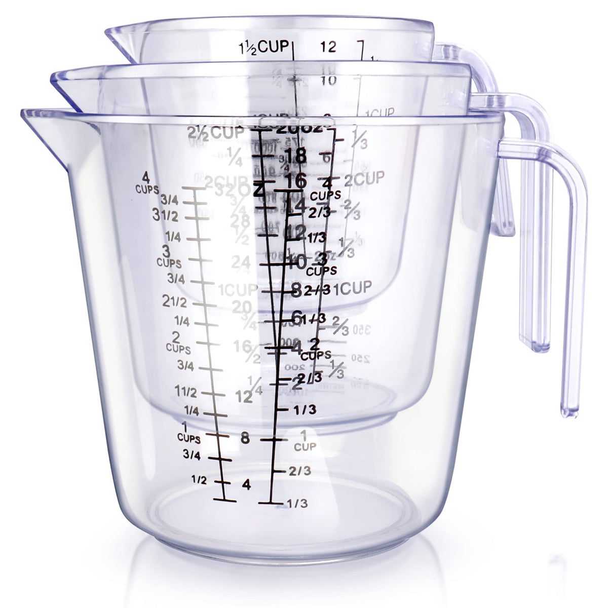 BINGBING measuring cups set in three sizes for precise kitchen prep