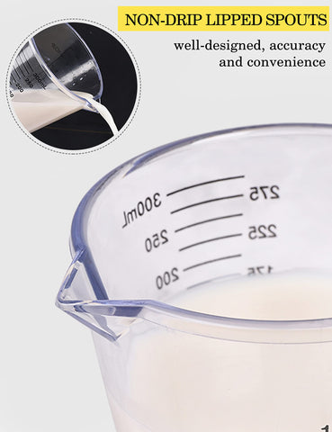 0–80°C temperature range for BINGBING measuring cups, hot and cold use