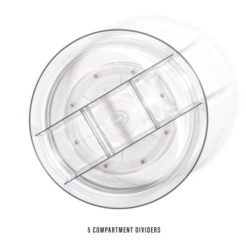 BINO 360-degree rotating base enabling smooth reach for all items