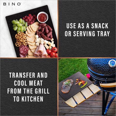 BINO cutting board handles meat and produce prep safely