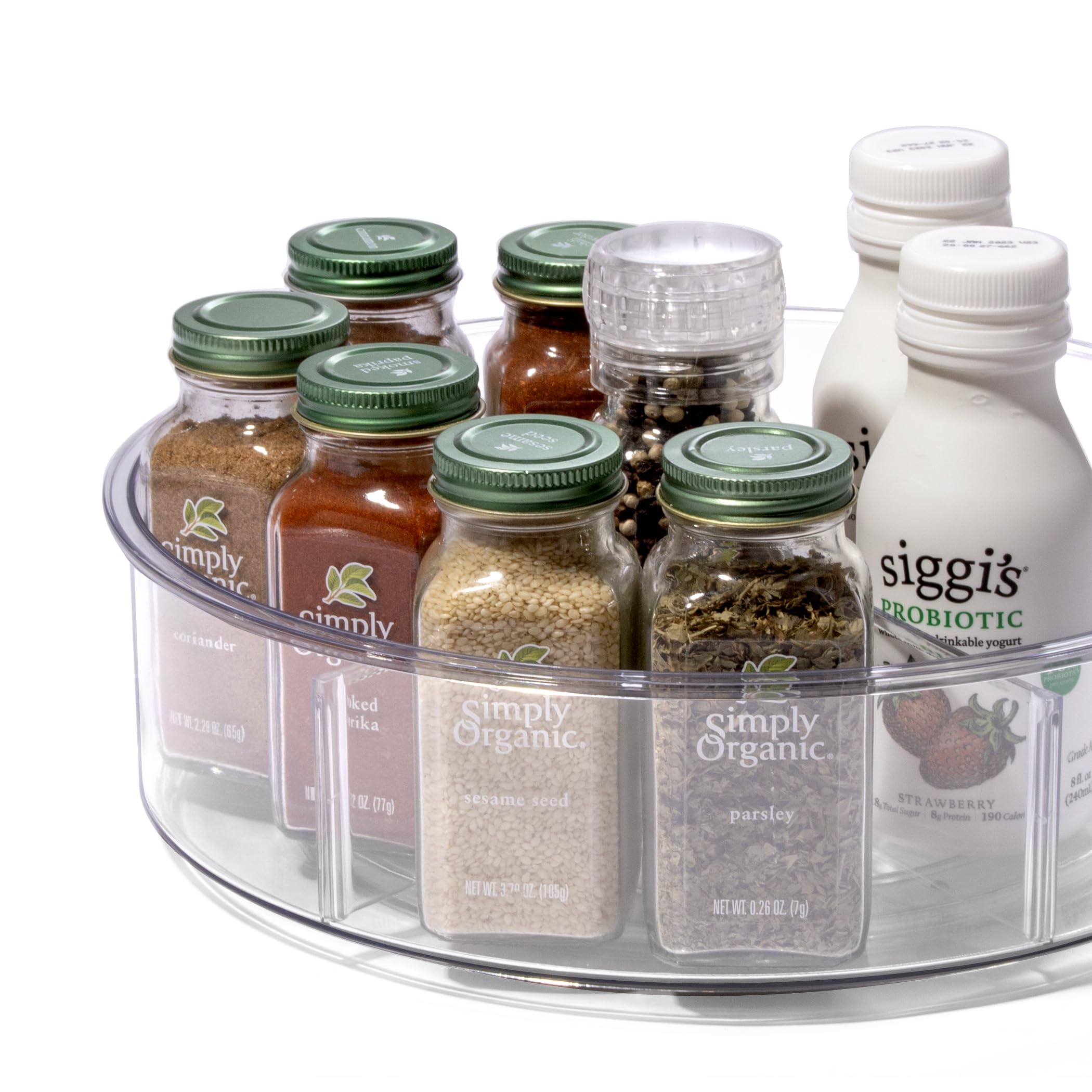 BINO durable BPA-free clear plastic stays visible and easy to wipe.