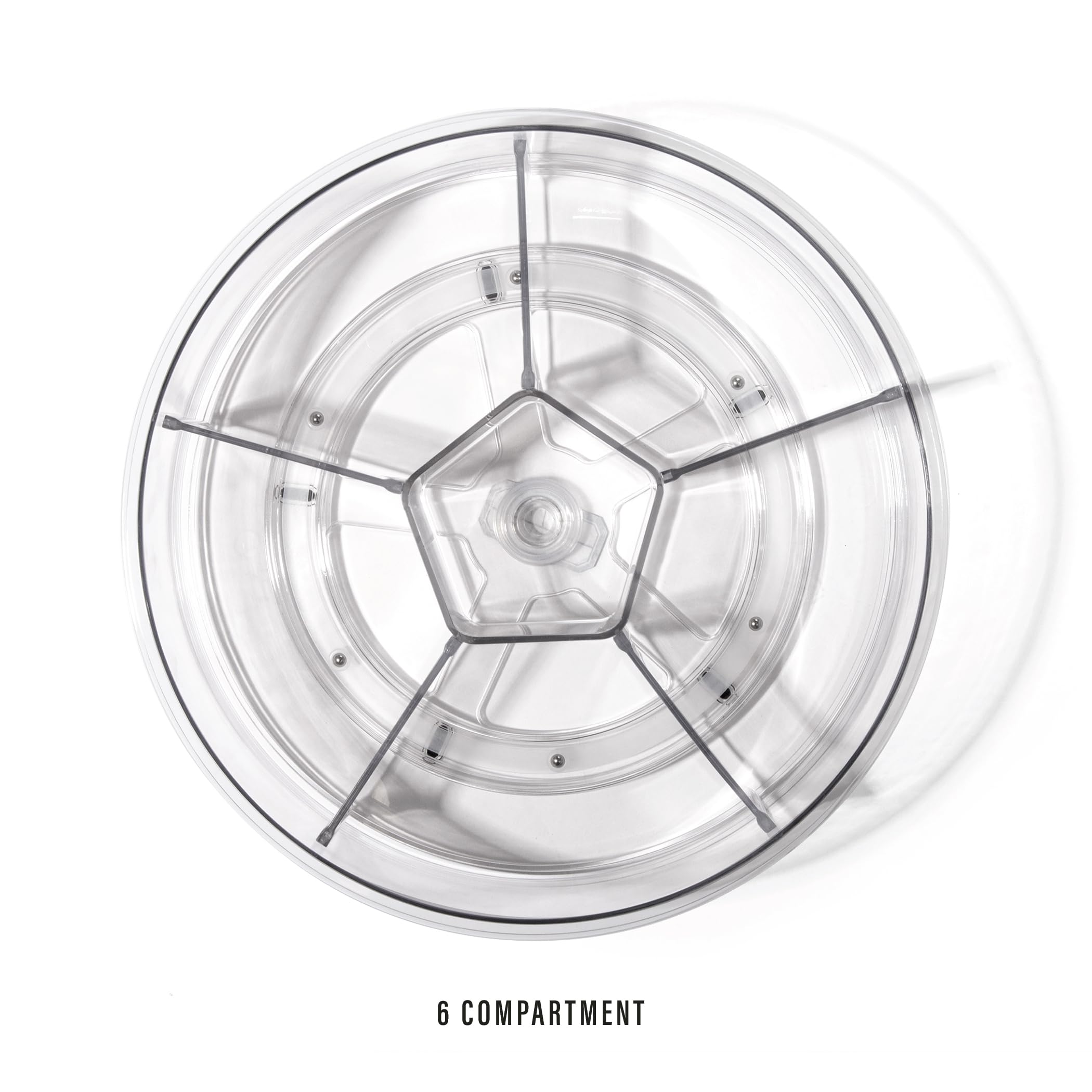 BINO eleven-point-seven-inch base fits counters and cabinets for compact organization.