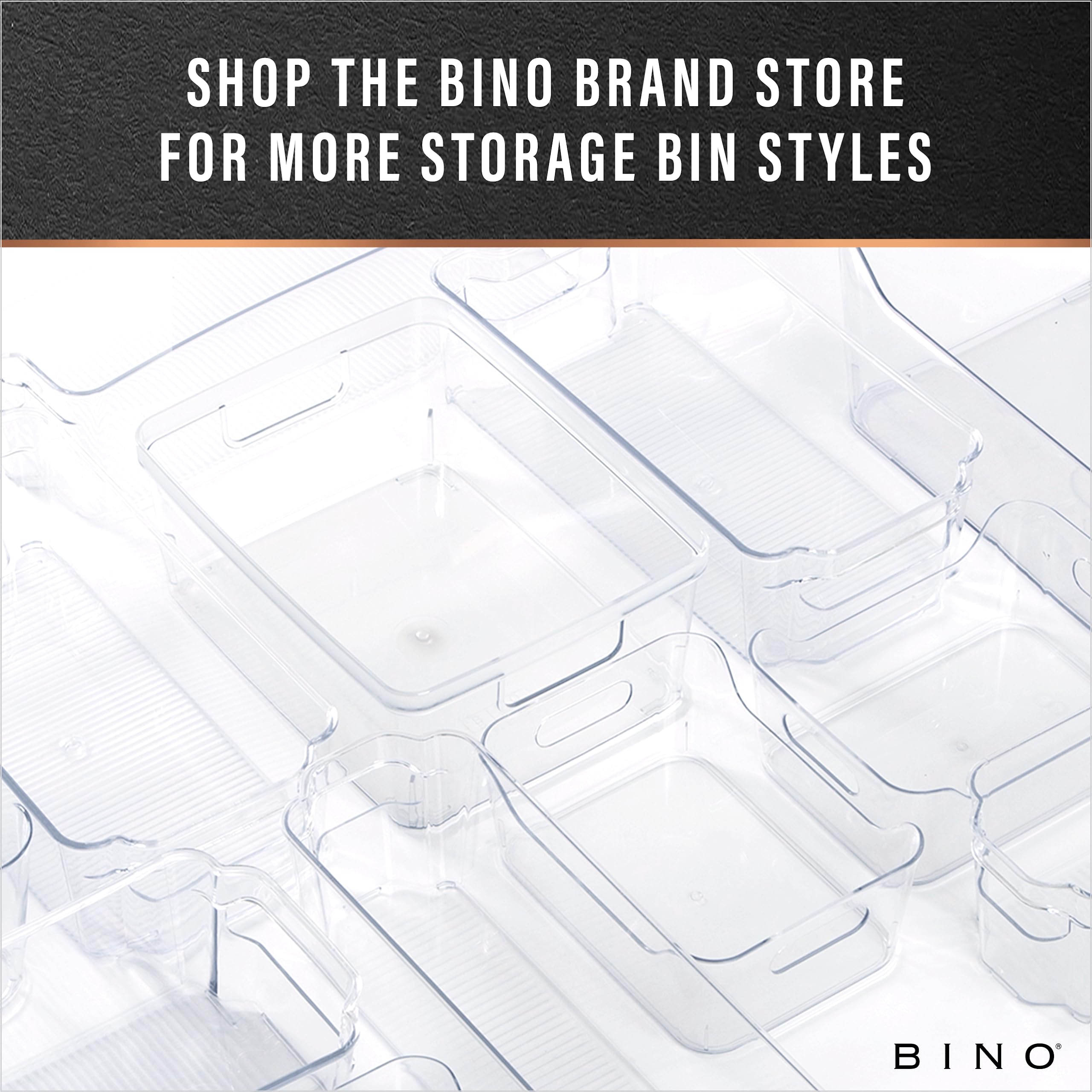 BINO The Handler see-through bin simplifying food storage and rotation